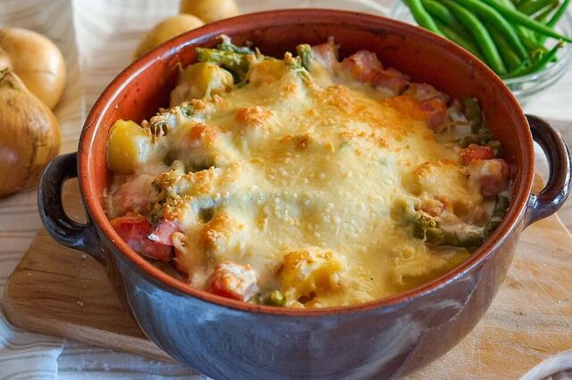 Escondidinho gratinado